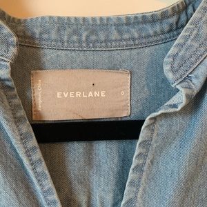 Everlane Splitneck Jean Denim Dress